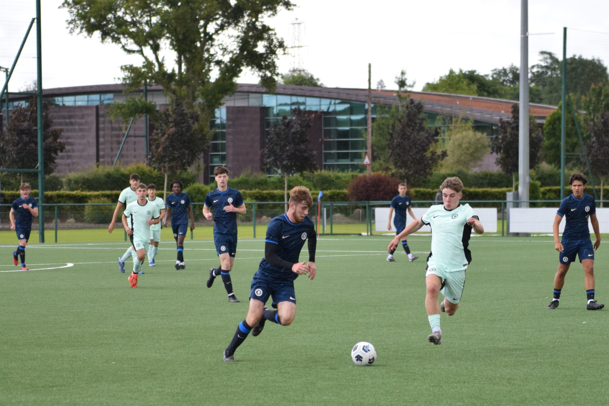 Pro training at Chelsea FC
